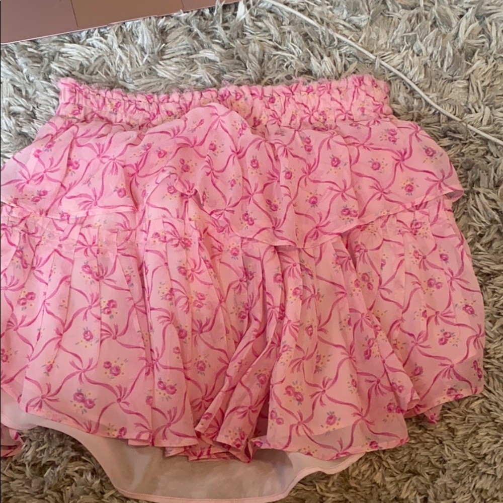 pink love shack skirt